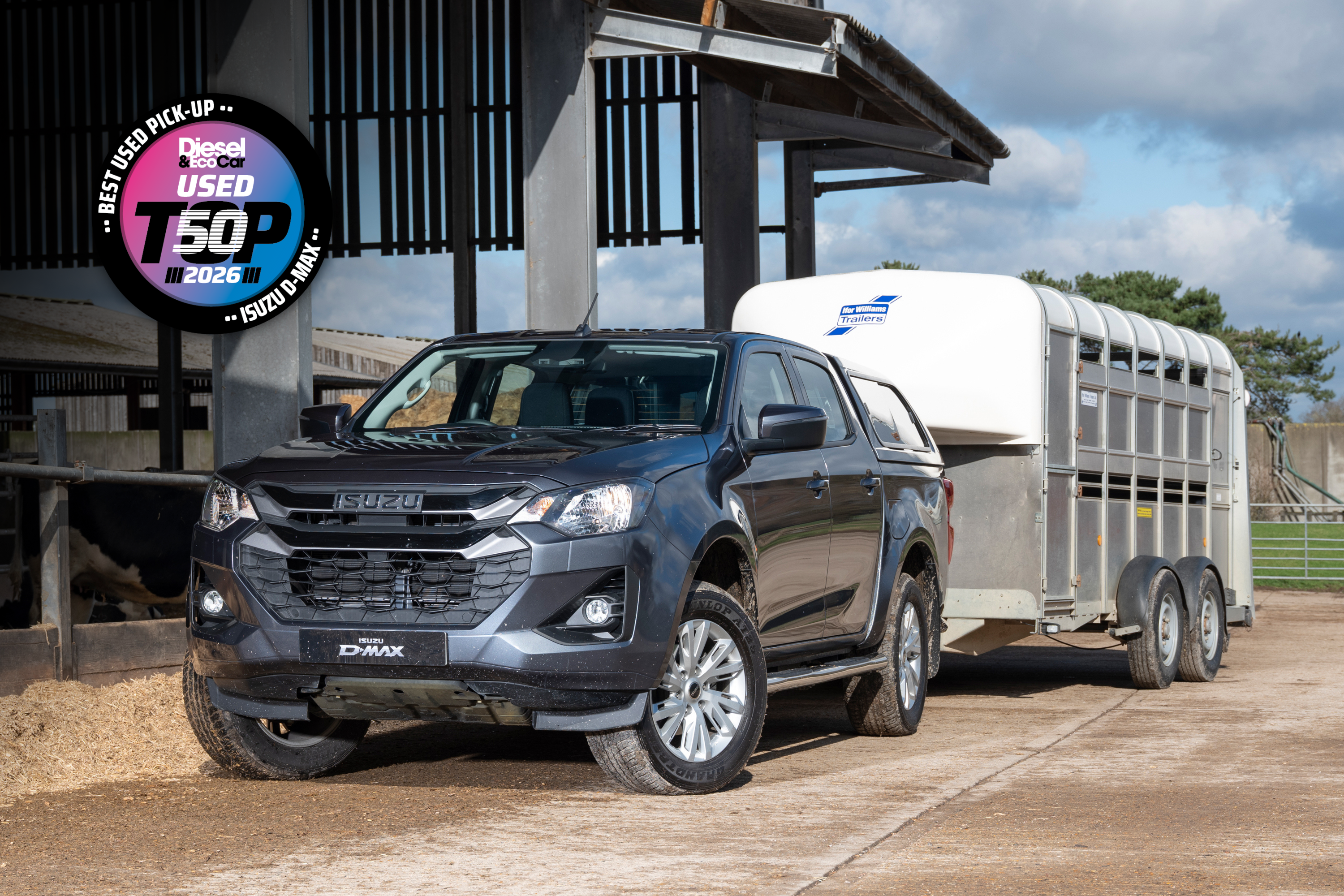 ISUZU D-MAX NAMED BEST USED PICK-UP AT DIESEL & ECO CAR USED TOP 50 AWARDS 2026